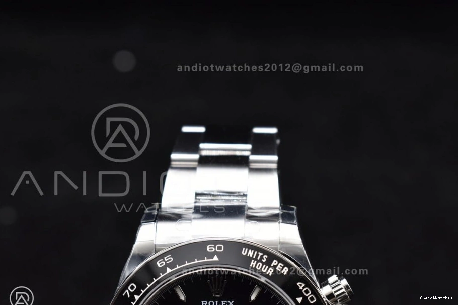 Best On 126500 Dial TechFriendly BTF Black DD Daytona Edition Bracelet 777 904L Steel 1:1 SS 0418